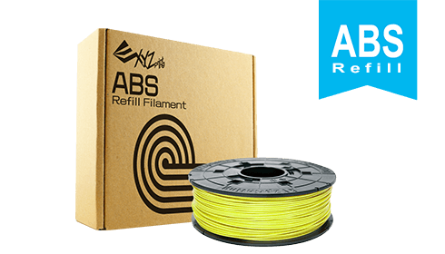 Yellow Filament Sticks in ABS for 3D pen by Leonard