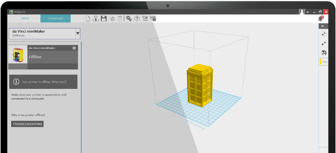 ダヴィンチ miniMaker│3Dプリンター | XYZプリンティング