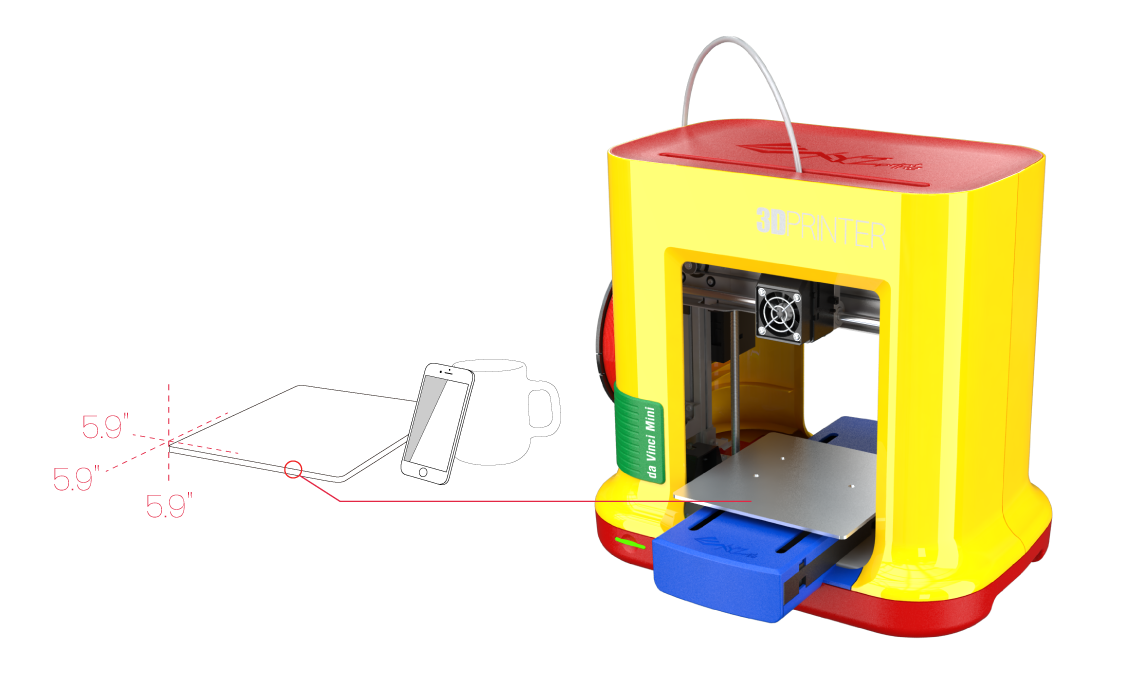 Imprimante 3D Da Vinci Mini Wifi XYZ Printing