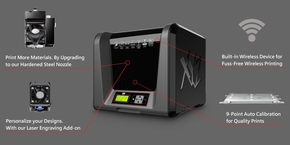 da Vinci Jr. WiFi Pro | 3D Printers | XYZprinting