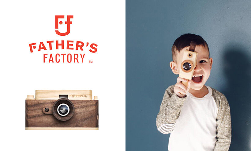 Father's Factory Wooden Toy Cameras Collection